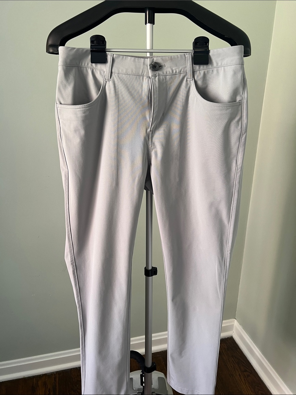 Vuori Light Gray Stretch Chinos